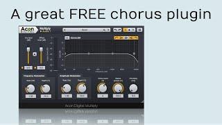 Great FREE chorus plugin: Acon Digital Multiply