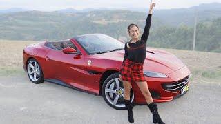 MARTINA DRIVES THE FERRARI!