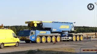 Two large Demag cranes transports + Volvo FH16-750