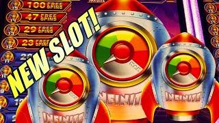 NEW SLOT! GET THOSE ROCKETS!!  ULTIMATE RISE INFINITE (ASTRO BLAZER 1960) Slot Machine (AGS)