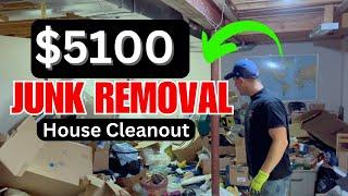 Junk Removal $5100 Hoarder Cleanout  