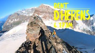  Alpinismo en Alpes Italianos. Valle de Aosta. Dent D'Herens 4.173m.