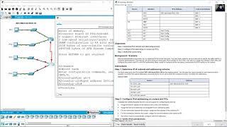 12.9.1 Packet Tracer - Implement a Subnetted IPv6 Addressing Scheme