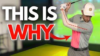 Why You Struggle To Keep The Left Arm Straight In Your Golf Swing!