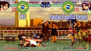 FT5 @kof2002: 591. (BR) vs Paulao.Familia.Venon (BR) [King of Fighters 2002 Fightcade] Jul 14