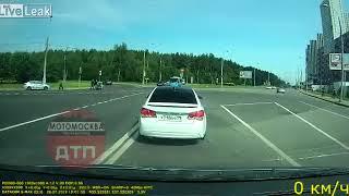 LiveLeak Biker died on the spot in terrible accident