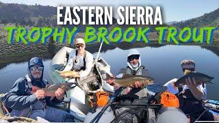 Float Tubing a SECRET Lake for TROPHY Brook Trout