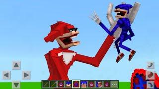 Shin Sonic vs Shin Knuckles in Minecraft