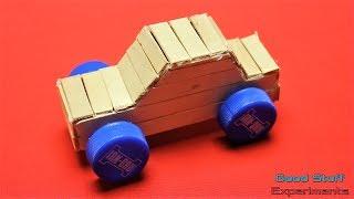 How to Make a Wooden Car using Popsicle Sticks