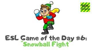 TEFL Lemon ESL Game of the Day: Snowball Fight