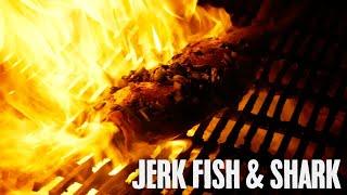 JERK SHARK AND JERK FISH JAMAICA"S INCREDIBLE SEAFOOD!!