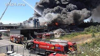 30.06.2018 - VN24 - 'Flashover' bei Großbrand verursacht Millionenschaden in Bönen