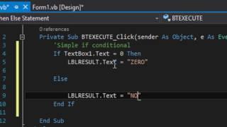 How to Using If Then Else Statement in Visual Basic