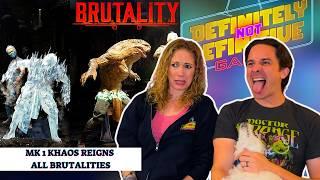 Mortal Kombat 1 All New Brutalities Reaction | Khaos Reigns