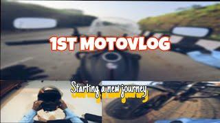 Easy Motovlog Setup | My First Motovlog | Starting a new Journey.