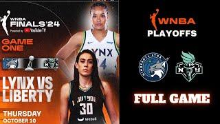 Game 1: WNBA Finals - New York Liberty vs Minnesota Lynx live with Quita