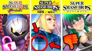 Biggest Controversy in EVERY Smash Bros Game!