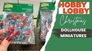 2022 Christmas Miniatures at Hobby Lobby