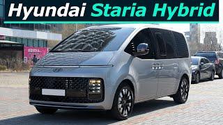New 2024 Hyundai Staria Hybrid Minivan Close Look “The People Carrier"