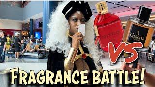 Dumont Nitro Red vs Gisada Ambassador Fragrance reactions.