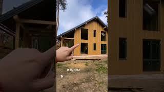 Строительство деревянного дома на Суходольском озере