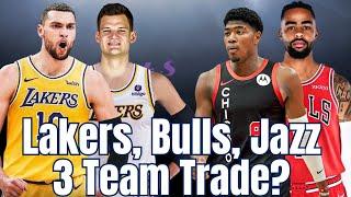 Lakers, Bulls & Jazz 3 Team Trade? Zach Lavine & Walker Kessler