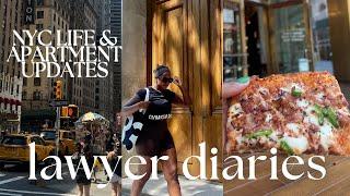 LAWYER DIARIES | NYC apartment updates, clean with me, admin days, just exploring the City!