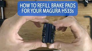 Replacing Magura HS33 Brake pads infills | Refilling my Jitsie race brake pads