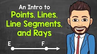 An Intro to Points, Lines, Line Segments, and Rays | Geometry | Math with Mr. J