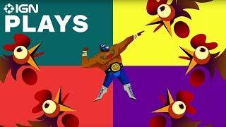 Guacamelee 2 - Four Player Chicken Gang Gameplay With Developers - IGN Plays