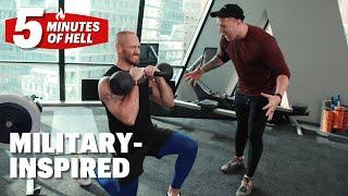 Try This Grueling 'Military Training' Style Workout | 5 Minutes of Hell | Men's Health Muscle