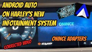 Android Auto for the New Harley Davidsons by ONINCE