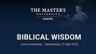 Biblical Wisdom - Jonny Ardavanis