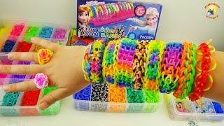 Наборы Loom Bands для плетения из резинок, обзор и распаковка