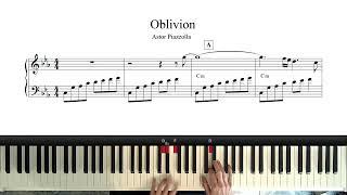 Oblivion - Astor Piazzolla Arreglo nivel intermedio.