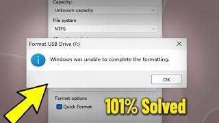 Windows was unable to complete the formatting in Windows 11 / 10 / 8 / 7 - How To Fix Format Error 