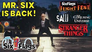 Mr. Six is BACK + Stranger Things & More Coming to Six Flags Fright Fest in 2024!