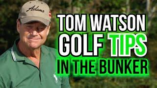 This BUNKER Shot is SO EASY Anyone Can Do It | Golf Legend Tom Watson