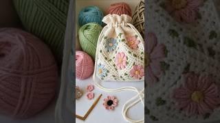 Crochet purse/bag ideas #pop #crochet #artandcraft #shorts