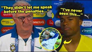 WOW! LOOK AT WHAT THE BRAZILIAN PLAYERS DID TO THEIR COACH BEFORE THE ELIMINATION AGAINST URUGUAY!