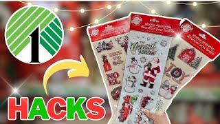 GENIUS  Dollar Tree DIY Crafts Using Window Clings | Christmas DIY Crafts