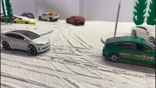 Toy Car Crash Compilation #6 Stop Motion