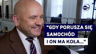 Czemu Romanowskiego nie ma w Strasburgu? Poseł Gosek wie, a "pani redaktor słucha brzuchem" @TVN24