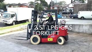 Heli 2.5t Gas Forklift H3 Series TEST DRIVE - Aussie Forklift Hire