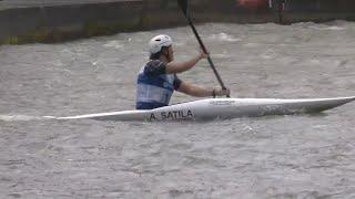 Ana Satila, Brazil - Women's Kayak Semi-Final / 2024 ICF Canoe Slalom World Cup Augsburg Germany