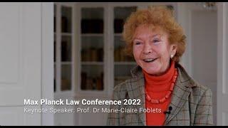 Max Planck Law Conference 2022 on 'Solidarity': Keynote: Marie-Claire Foblets