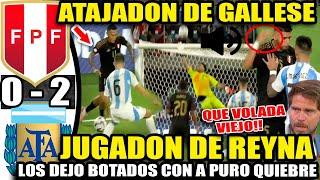 ATAJADÓN!! TRMENDO GALLESE!! BRYAN REYNA SE SACÓ A 3 CON HABILIDAD!! ZAMBRANO PARCHÓ A LAUTARO!!