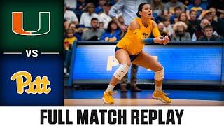 Miami vs. Pitt Full Match Replay | 2023 ACC Volleyball