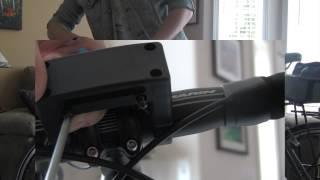 How to put on a Rixen Kaul handlebar bag bracket