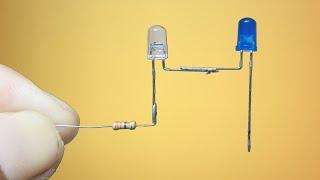 EASY LED Flasher Circuit Tutorial with Just a Few Components | Simple led flasher